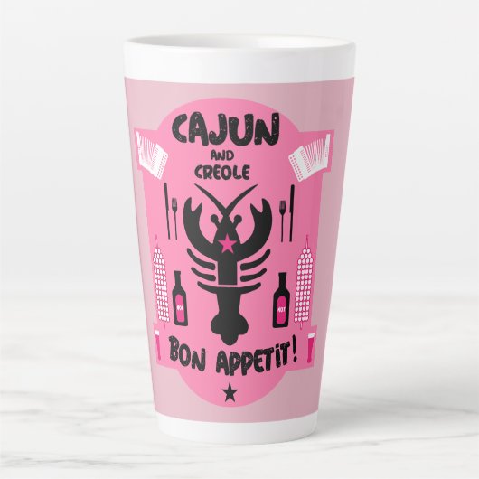 Cajun en Creole Cooks Latte Mok (Voorkant)