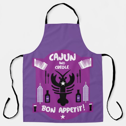 Cajun en Creole Cooks Schort (Voorkant)