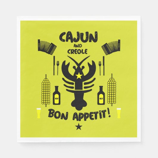 Cajun en Creole Cooks Servet (Voorkant)