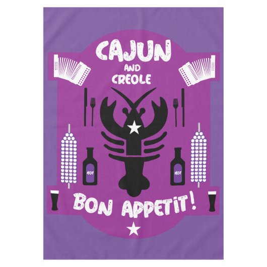 Cajun en Creole Cooks Tafelkleed (Voorkant)