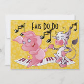 Cajun - Fais Do Do - Feest Kaart (Voorkant)