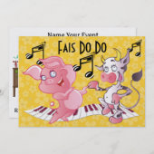 Cajun - Fais Do Do - Feest Kaart (Voorkant / Achterkant)