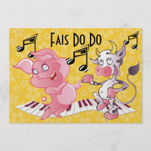 Cajun - Fais Do Do - Feest Kaart