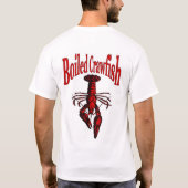 Cajun Gekookte langoesten of langoesten T-shirt (Achterkant)