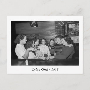 Cajun Girls, 1938 Briefkaart