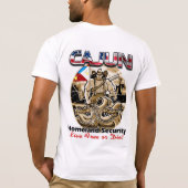 Cajun Homeland Security 1 T-Shirt (Achterkant)