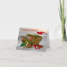 Cajun Kerstmis bij de bayou alligator en vrienden