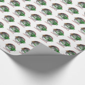 Cajun Kerstmis Cadeaupapier (Hoek)