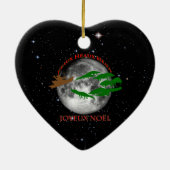 Cajun Kerstmis Keramisch Ornament (Achterkant)