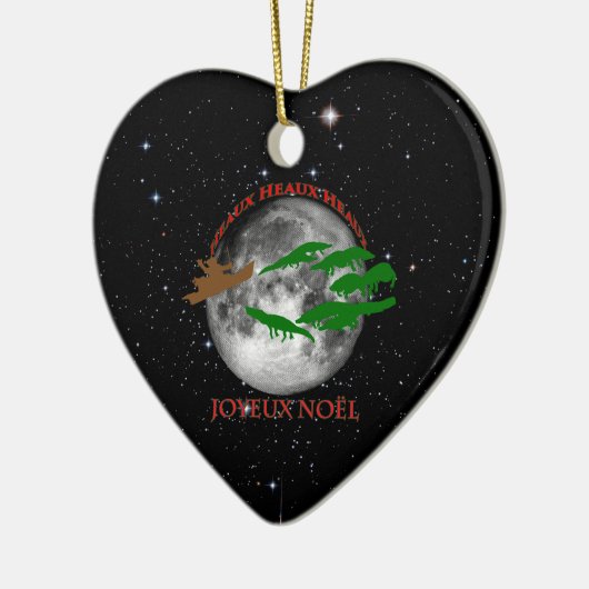 Cajun Kerstmis Keramisch Ornament (Links)