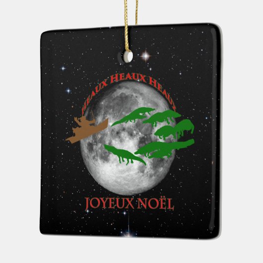 Cajun Kerstmis Keramisch Ornament (Links)