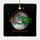 Cajun Kerstmis Keramisch Ornament (Achterkant)