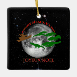 Cajun Kerstmis Keramisch Ornament