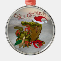 Cajun Kerstmis kerstornament
