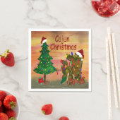 Cajun Kerstmis op de bayou party servetten (Insitu)