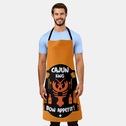 Cajun King van Louisiana Schort (Gedragen)