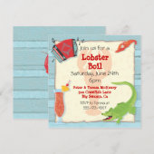 Cajun kreeft Boil Party uitnodiging (Voorkant / Achterkant)