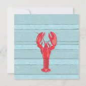 Cajun kreeft Boil Party uitnodiging (Achterkant)