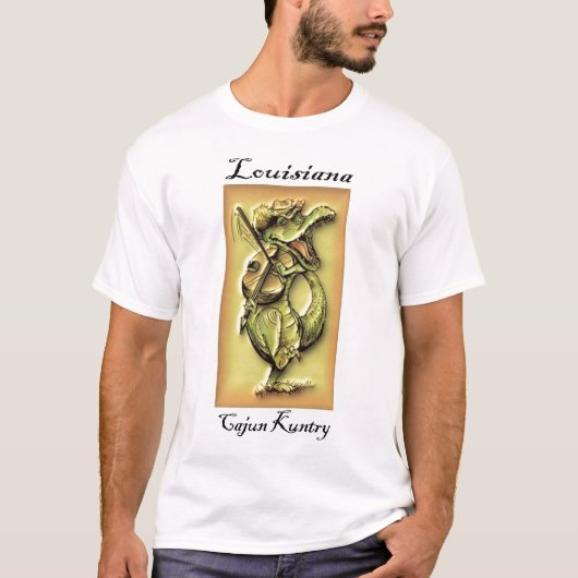 Cajun Kuntry Mannen T T-shirt (Voorkant)