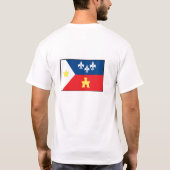 Cajun "Lache pas la patate" T-shirt (Achterkant)