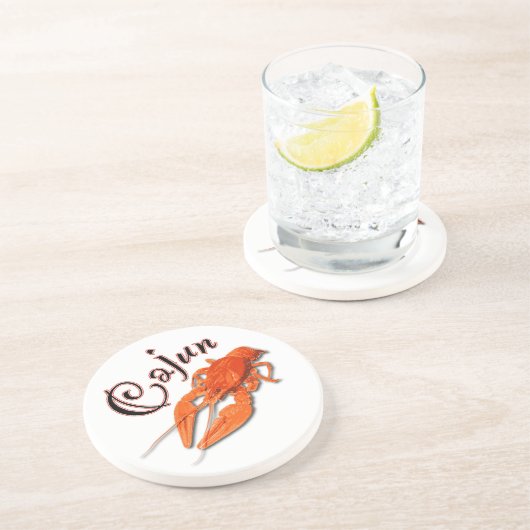 Cajun_langoesten2 Zandsteen Onderzetter (Zijkant)