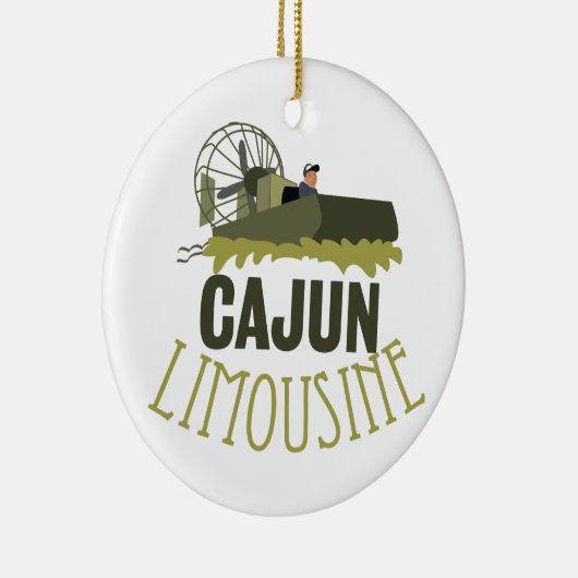 Cajun Limousine Keramisch Ornament (Rechts)