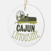 Cajun Limousine Keramisch Ornament (Links)