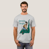 Cajun Massage, Alligator, Moeras Mensen T-shirt (Voorkant volledig)
