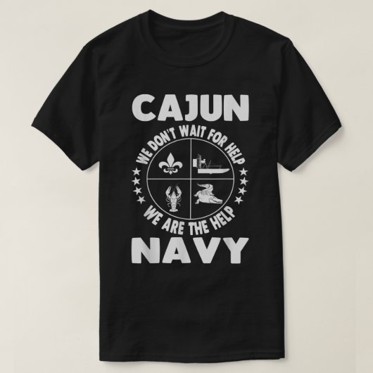 Cajun Navy Disaster Relief Support Volunteer Gift T-shirt (Design voorkant)