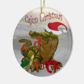 Cajun-ornament voor kerstbaken keramisch ornament (Links)