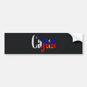 Cajun Pride Acadian Flag Louisiana Bumpersticker