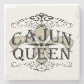 Cajun Queen Stenen Onderzetter (Voorkant)