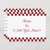 Cajun Recipe Kaarten 4 x 6 (Voorkant / Achterkant)