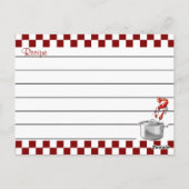 Cajun Recipe Kaarten 4 x 6 (Achterkant)