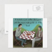 Cajun Schaken Grappige Cartoon Briefkaart (Voorkant / Achterkant)