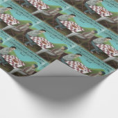 Cajun Schaken Grappige Cartoon Cadeaupapier (Hoek)