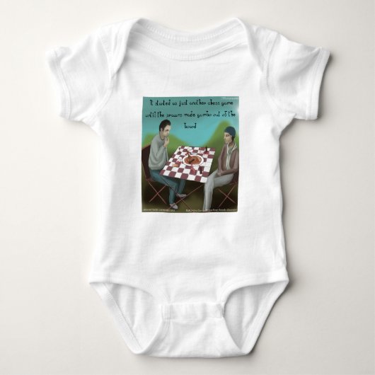Cajun Schaken Grappige Cartoon Romper (Voorkant)