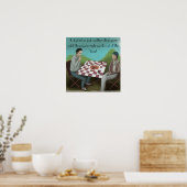 Cajun Schaken Grappige Poster (Keuken)