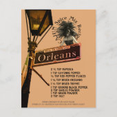Cajun Spice Mix Recept | BRIEFKAART (Voorkant)