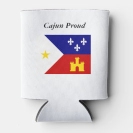 Cajun Sterke en Trotse Acadische Vlag Kan Coozie