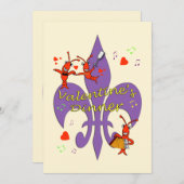 Cajun Thema's binnenuitnodiging Kaart (Voorkant / Achterkant)