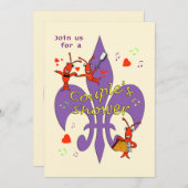 Cajun Thlek Couple Shower Uitnodiging (Voorkant / Achterkant)