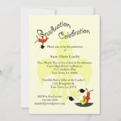 Cajun Thmed Afstuderen 2012 Party Invitation Kaart (Achterkant)