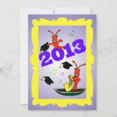 Cajun Thmed Afstuderen 2013 Party Invitation Kaart (Voorkant)