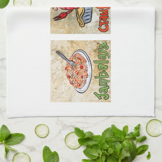 Cajun Trio Towel Theedoek (Gevouwen)