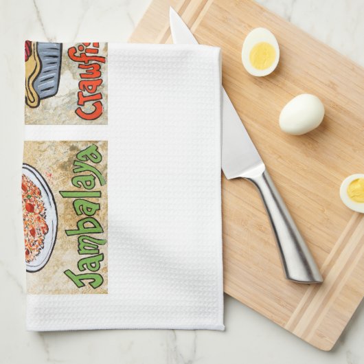 Cajun Trio Towel Theedoek (Quarter Fold)