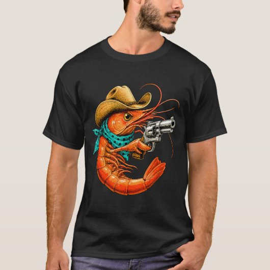 Cajun zeevruchten grappige garnalen  t-shirt (Voorkant)