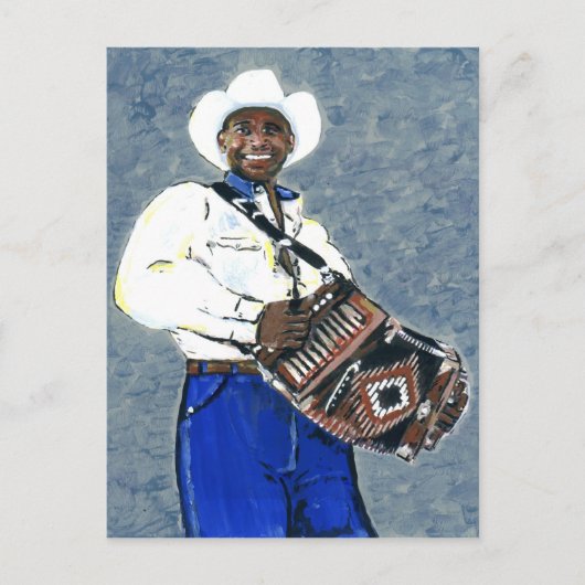 Cajun Zydeco Music Briefkaart (Voorkant)