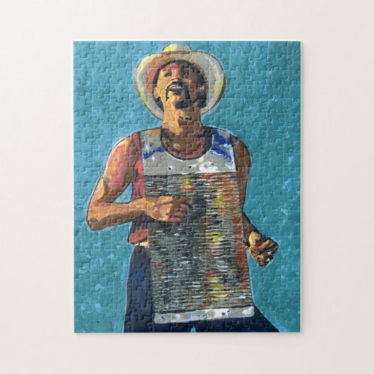 Cajun Zydeco Music Legpuzzel (Verticaal)