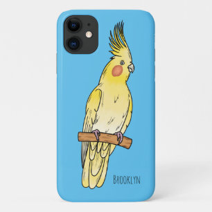 Cakatielvogelafbeelding cartoon Case-Mate iPhone case